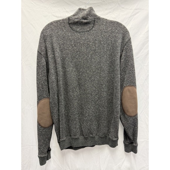 Cremieux Men's Small 1/4 Zip Sweater Long Sleeve With Elbow Patches - Picture 4 of 4